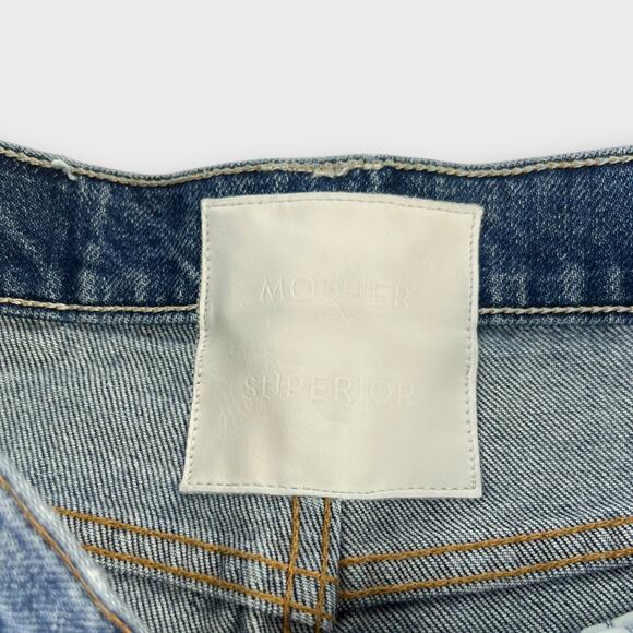 Mother Superior Tomcat Straight Leg Jeans in We All Scream Size 25 - Picture 3 of 8